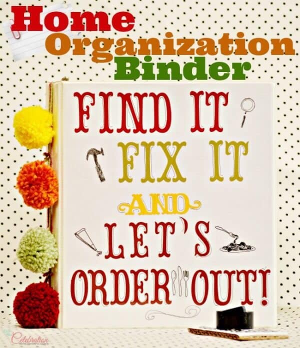 Home Organization Binder - Little Miss Celebration in the Summer Spotlight on Kenarry.com