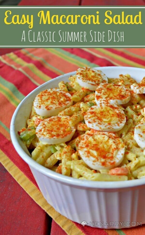Easy Macaroni Salad: Classic Summer Potluck Recipe - Kenarry.com