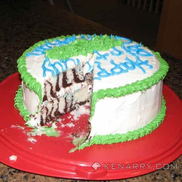 Zebra Birthday Cake: Product Review for Duff Goldman Mix