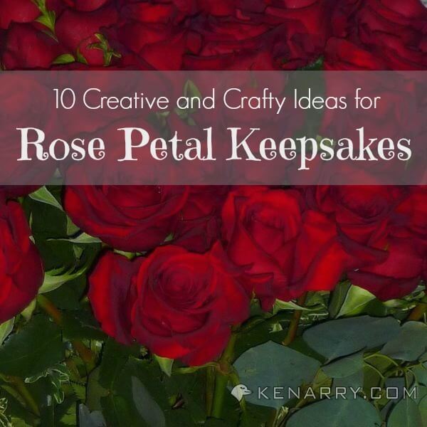 Rose Petal Crafts: 10 Ideas For Keepsakes And Gifts