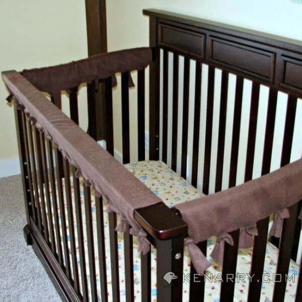 Crib Rail Cover: Easy Idea With No Sewing Required