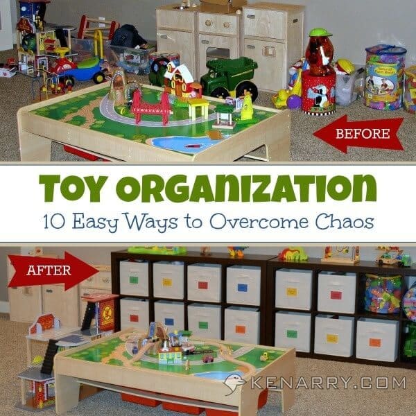 organizing toy room