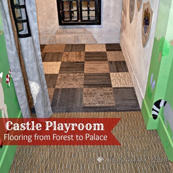 Castle Playroom Floors: Creating Space with Carpet Squares