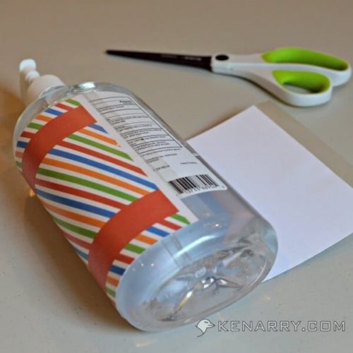 Free Printable Hand Sanitizer Label for Back To School Classrooms