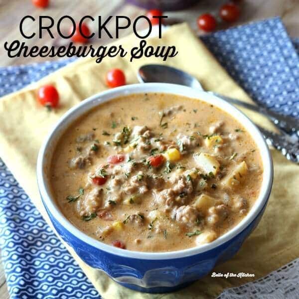 Crockpot Cheeseburger Soup Recipe