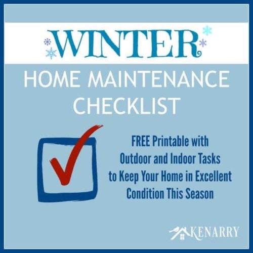 Winter Maintenance Checklist Worksheet.pdf Winter Home Maintenance Checklist: Free Printable