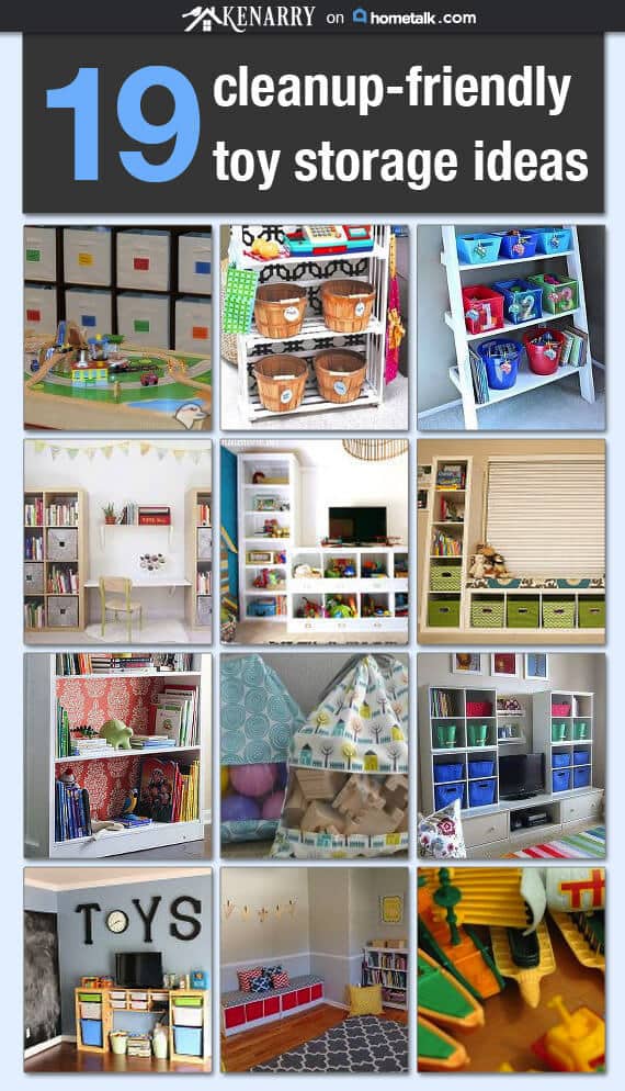 Toy Storage and Organization: 19 Clean-up Friendly Ideas