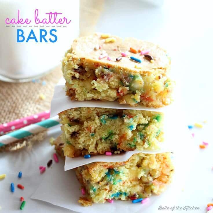 Cake Batter Bars: A Fun Recipe for Birthdays