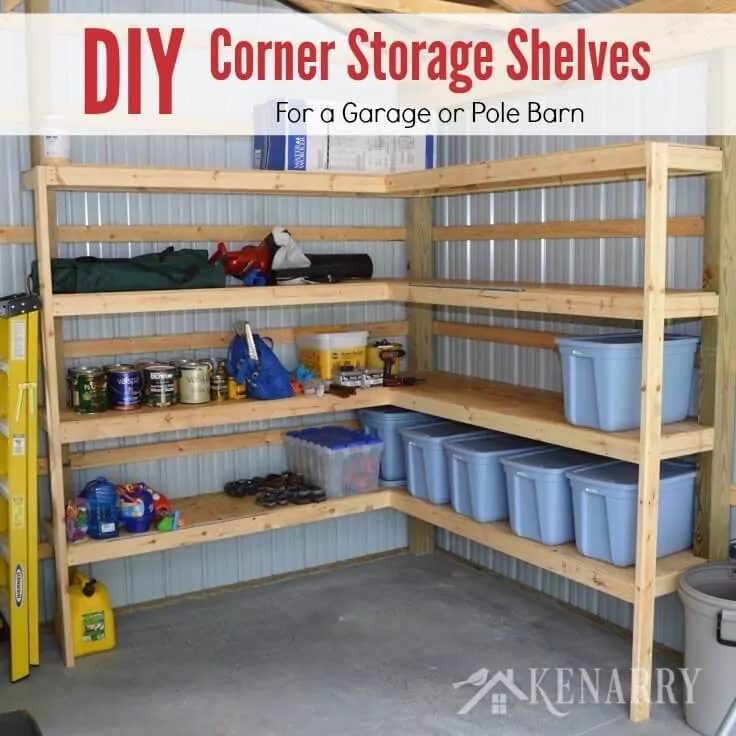 Corner Storage | Garage Shelving Ideas For Ultimate Garage Organization | garage shelving ideas