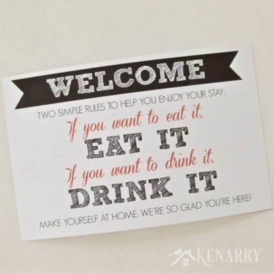 Room. Welcome Sign Paper Guest Room Art: Free Printable Welcome Sign
