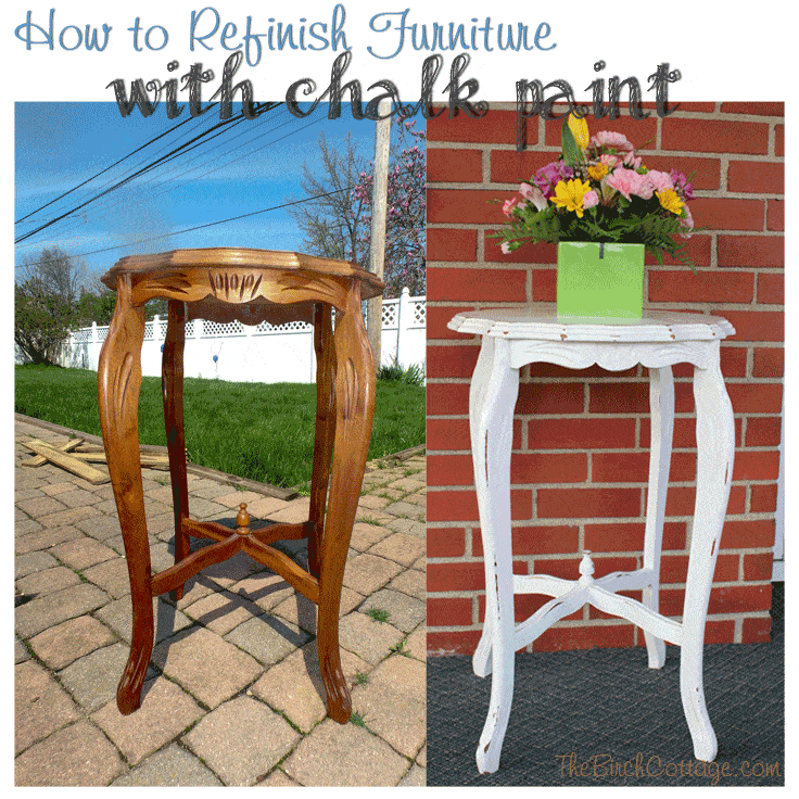 How To Refinish Furniture With Chalk Paint