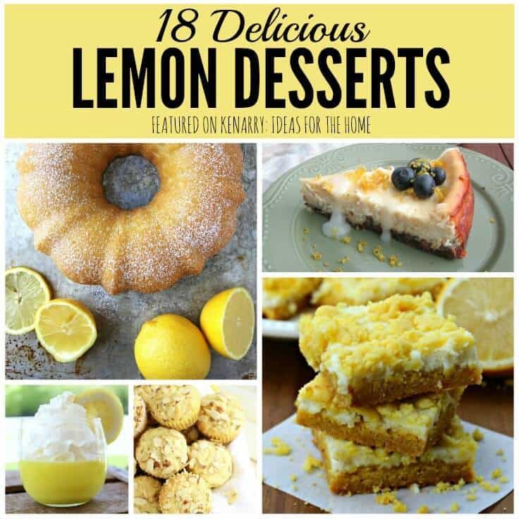 Lemon Desserts: 18 Delicious Recipes You’ve Got to Try