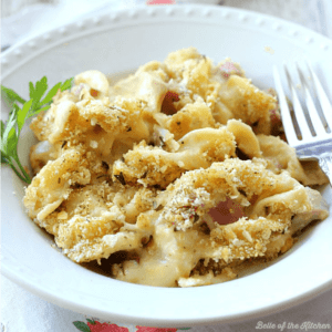 This Chicken Cordon Bleu Noodle Bake makes an easy, comforting dinner any day of the week. It's a delicious one-pot meal the whole family will love!
