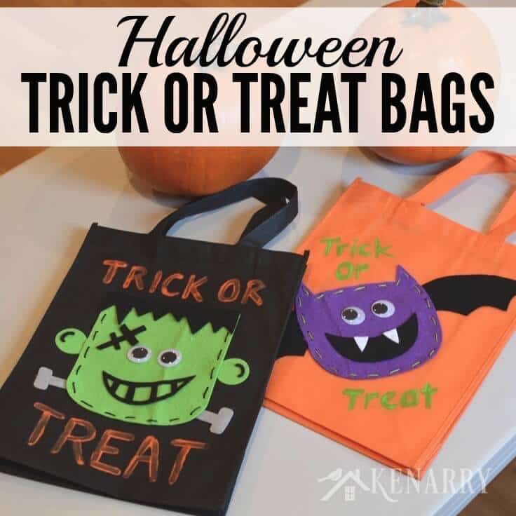  Halloween  Trick or Treat  Bags  An Easy DIY Idea