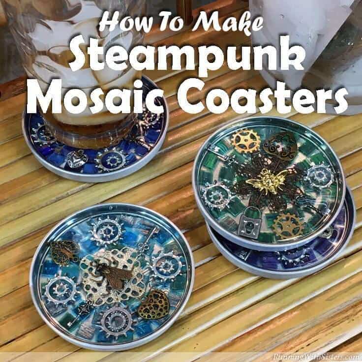 Steampunk coasters
