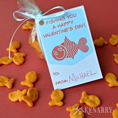 Fish Valentines: Free Printable Cards for Kids