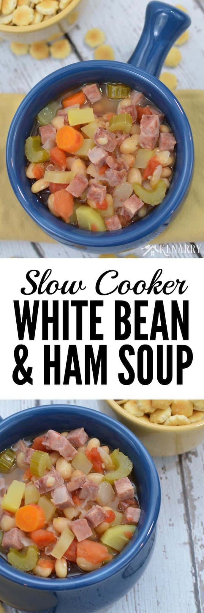 Slow Cooker White Bean and Ham Soup Recipe