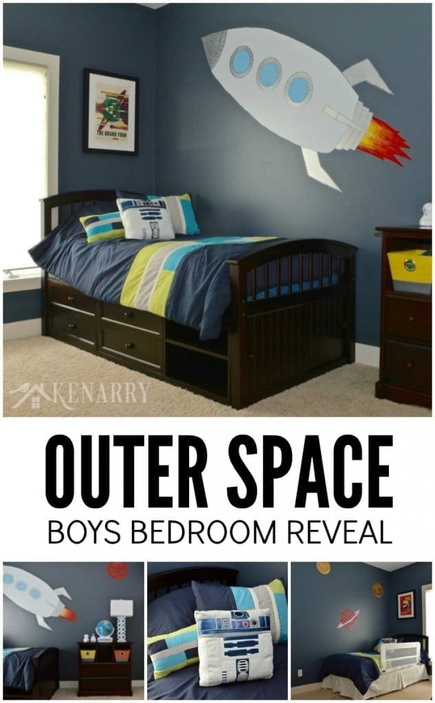Outer Space Boys Bedroom: The Reveal