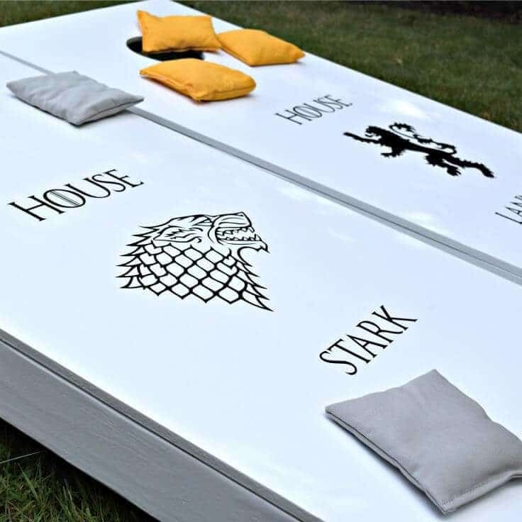 Make your own Game of Thrones Cornhole Game