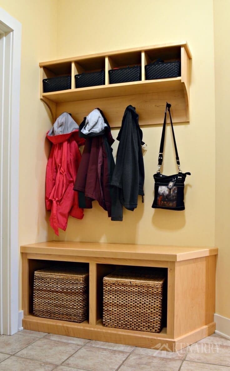 Entryway Coat Rack Hat Stand Hallway Shoe And Bench&Shelves Storage Organiser US 