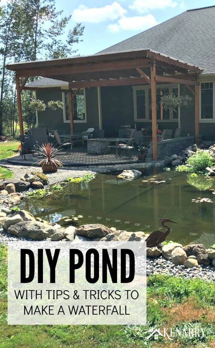 Diy Pond How To Make A Backyard Oasis With Waterfall