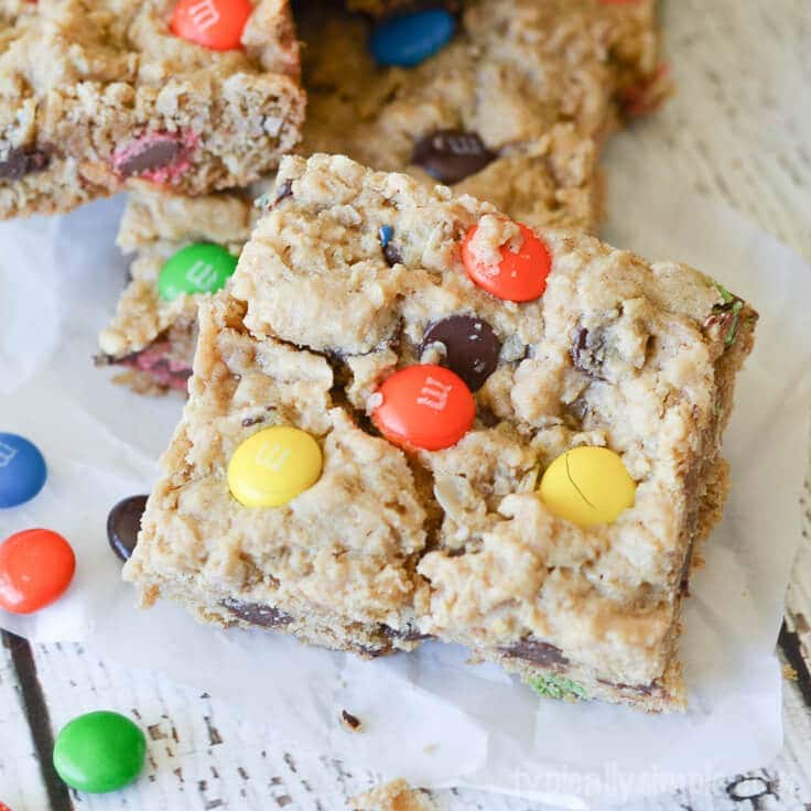 Monster Cookie Bars: Easy Dessert Recipe for Kids