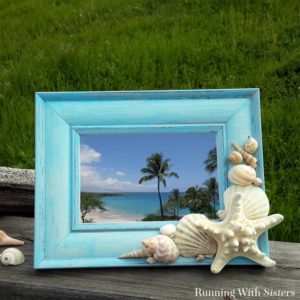 Make your own DIY Shell Frame. We'll show you how to select and arrange the seashells and what kind of glue to use with this video tutorial.