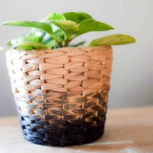 IKEA Hack: Transform an IKEA planter into a DIY ombre planter full of industrial charm.