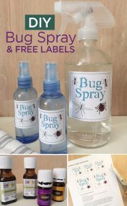 DIY Bug Spray with FREE Labels for a Safe and Natural Repellent