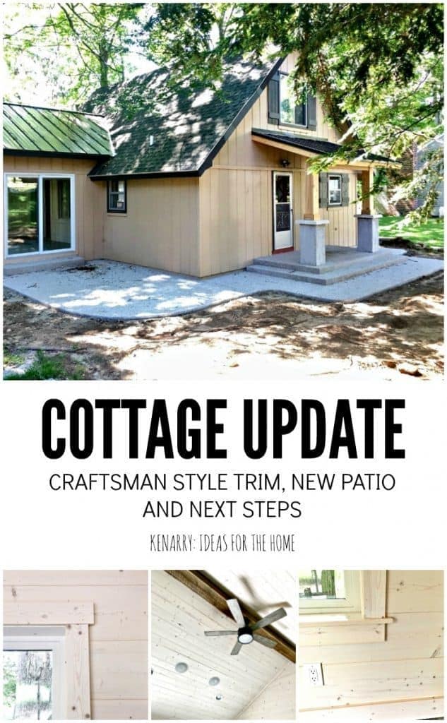 Cottage Craftsman Style Trim and Outdoor Landscaping