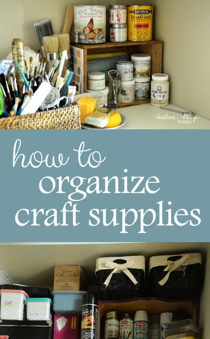 How to Organize Craft Supplies: Tips for Creating a Craft Closet