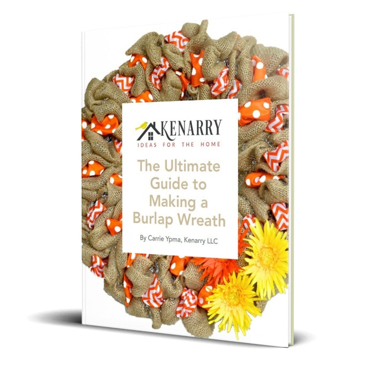 How to Make a Burlap Wreath: Free eBook