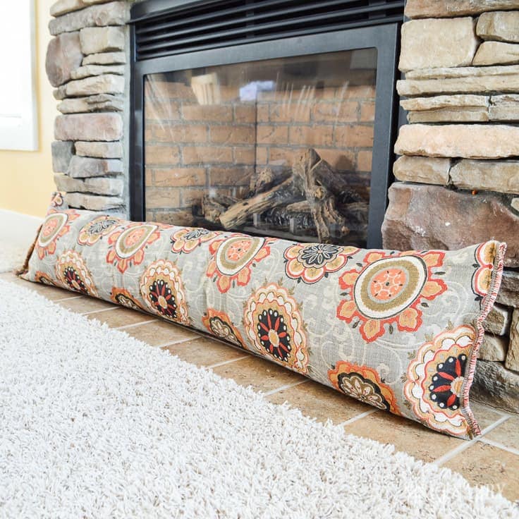 Fireplace Draft Stopper: Easy DIY Sewing Tutorial