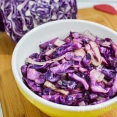 Your family will love this red cabbage recipe. Use these simple instructions to sauté red cabbage with onion and seasonings to create a delicious side dish that goes great with any dinner.