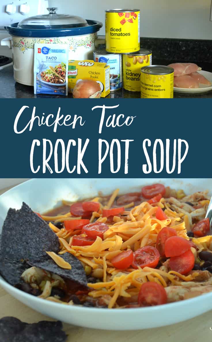 Crock Pot Chicken Taco Soup Recipe: Easy Dinner Idea
