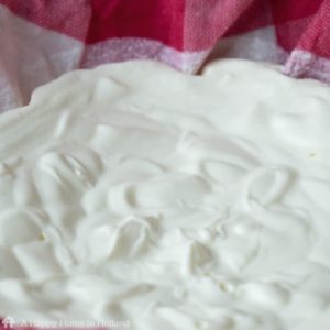 creamy yogurt curd dessert