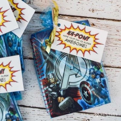 Avengers Party Favors: Free Printable Birthday Treat Tags
