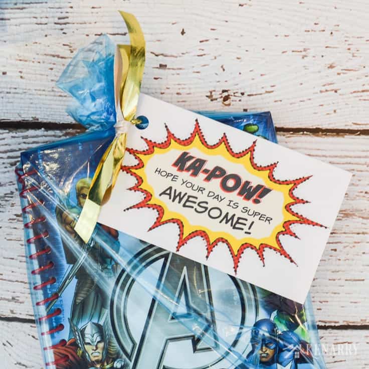 Avengers Party Favors: Free Printable Treat Tags