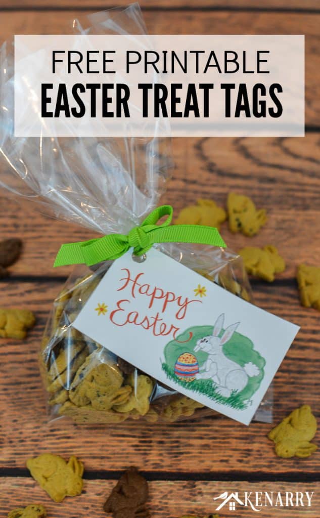 Happy Easter Free Printable Tags Easy Treat Idea