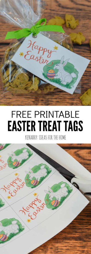 Happy Easter Free Printable Tags: Easy Treat Idea