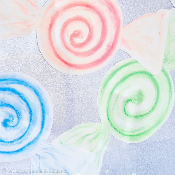 How To Make Your Own Candy Swirl Wall Art