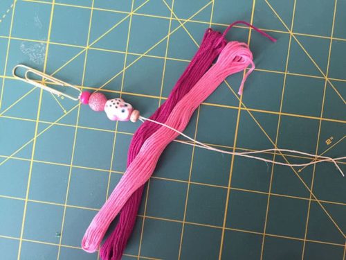 How to Make a Tassel and Beaded Bookmark
