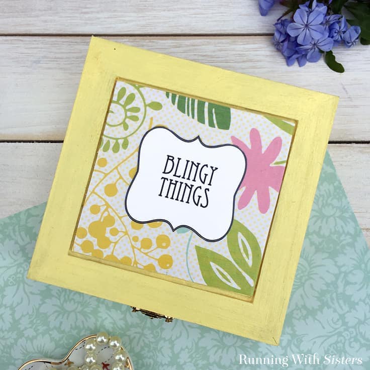 How To Make An Easy Jewelry Box With A Cute Label