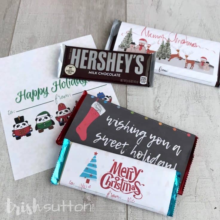 Free Printable Candy Bar Wrappers | Simple Christmas Gift