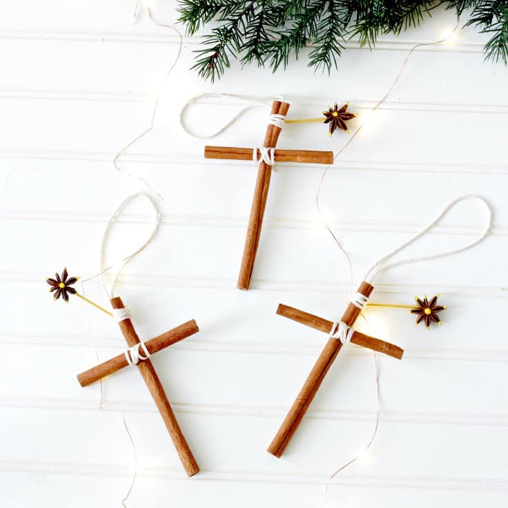 Cinnamon Stick Christmas Ornaments Tutorial