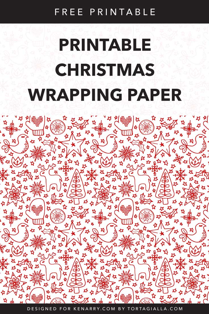 Printable Christmas Wrapping Paper Free Download Ideas For The Home