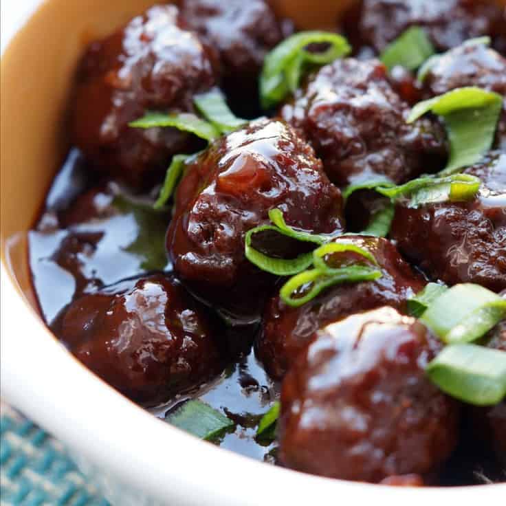 Slow Cooker Sweet And Spicy Sriracha Meatballs