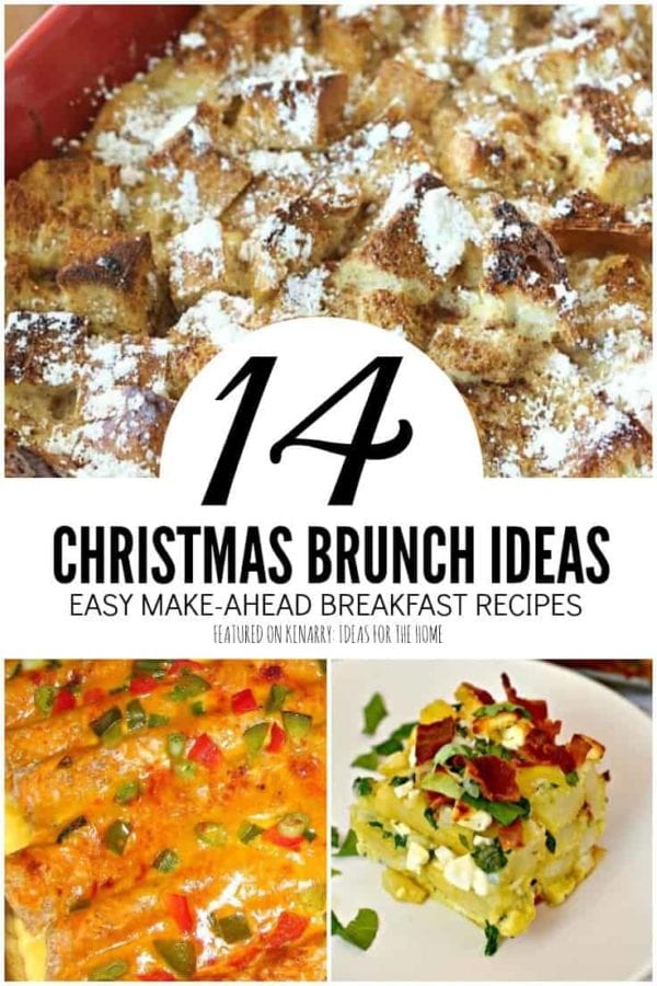 Christmas Brunch Ideas: 14 Easy Breakfast Recipes - Ideas for the Home
