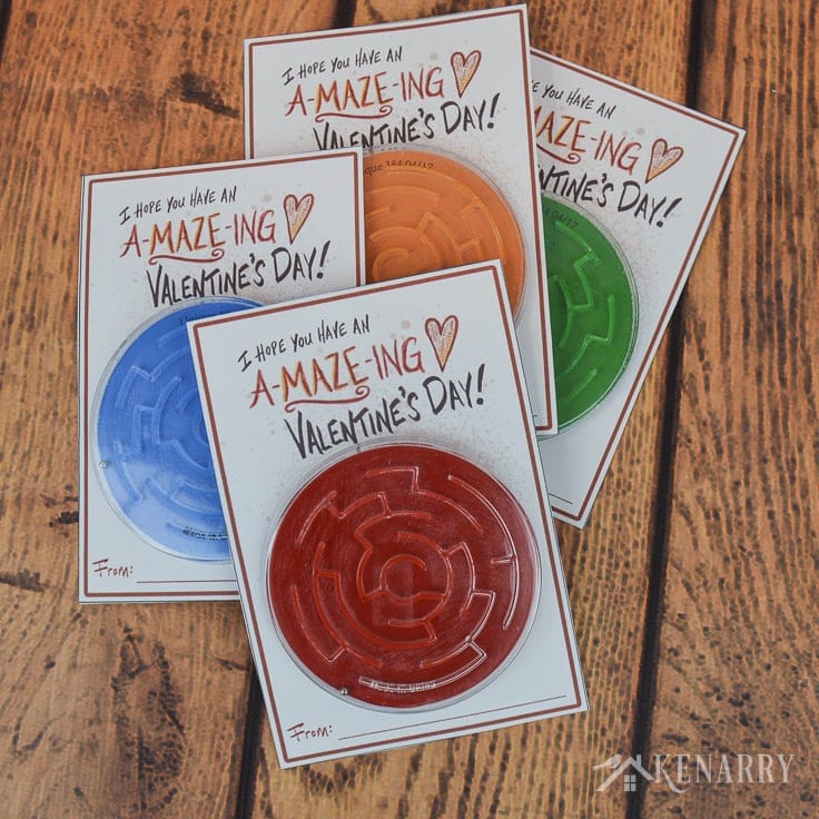 A-Maze-ing Free Printable Valentine’s Day Card for Kids