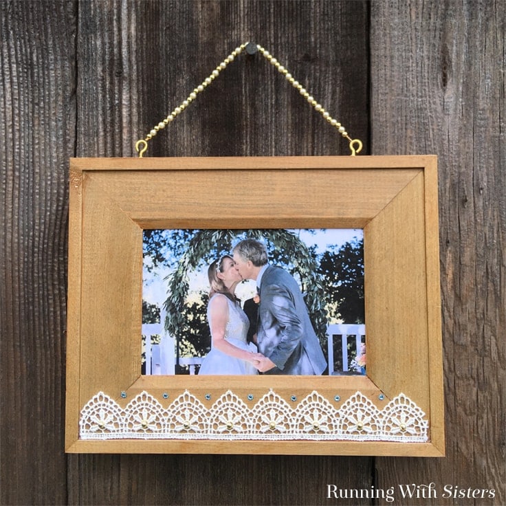 Make your own Boho Beaded Picture Frame. We'll show you how to add lace, pearls, and crystals to a wooden frame. And how to make a beautiful beaded hanger!﻿